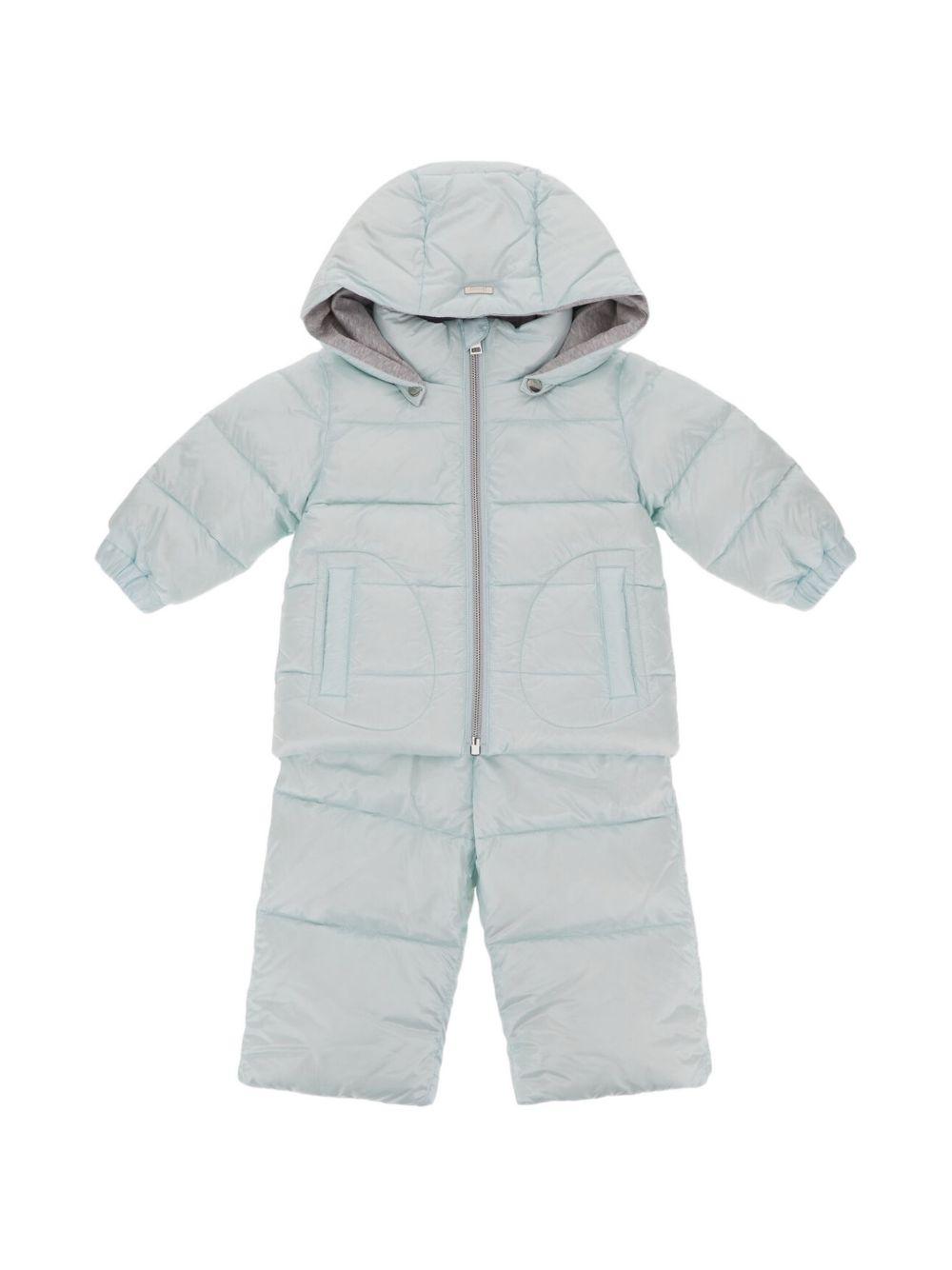 Set imbottito per bambini Herno Kids azzurro con effetto trapuntato PI000009K12017Z 9041 HERNO KIDS 