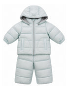 Set imbottito per bambini Herno Kids azzurro con effetto trapuntato PI000009K12017Z 9041 HERNO KIDS 