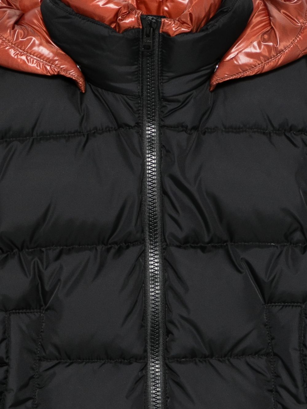 Giubbino per bambino Herno Kids nero con cappuccio a contrasto PI000043X12004Z 9389 HERNO KIDS 