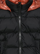 Giubbino per bambino Herno Kids nero con cappuccio a contrasto PI000043X12004Z 9389 HERNO KIDS 