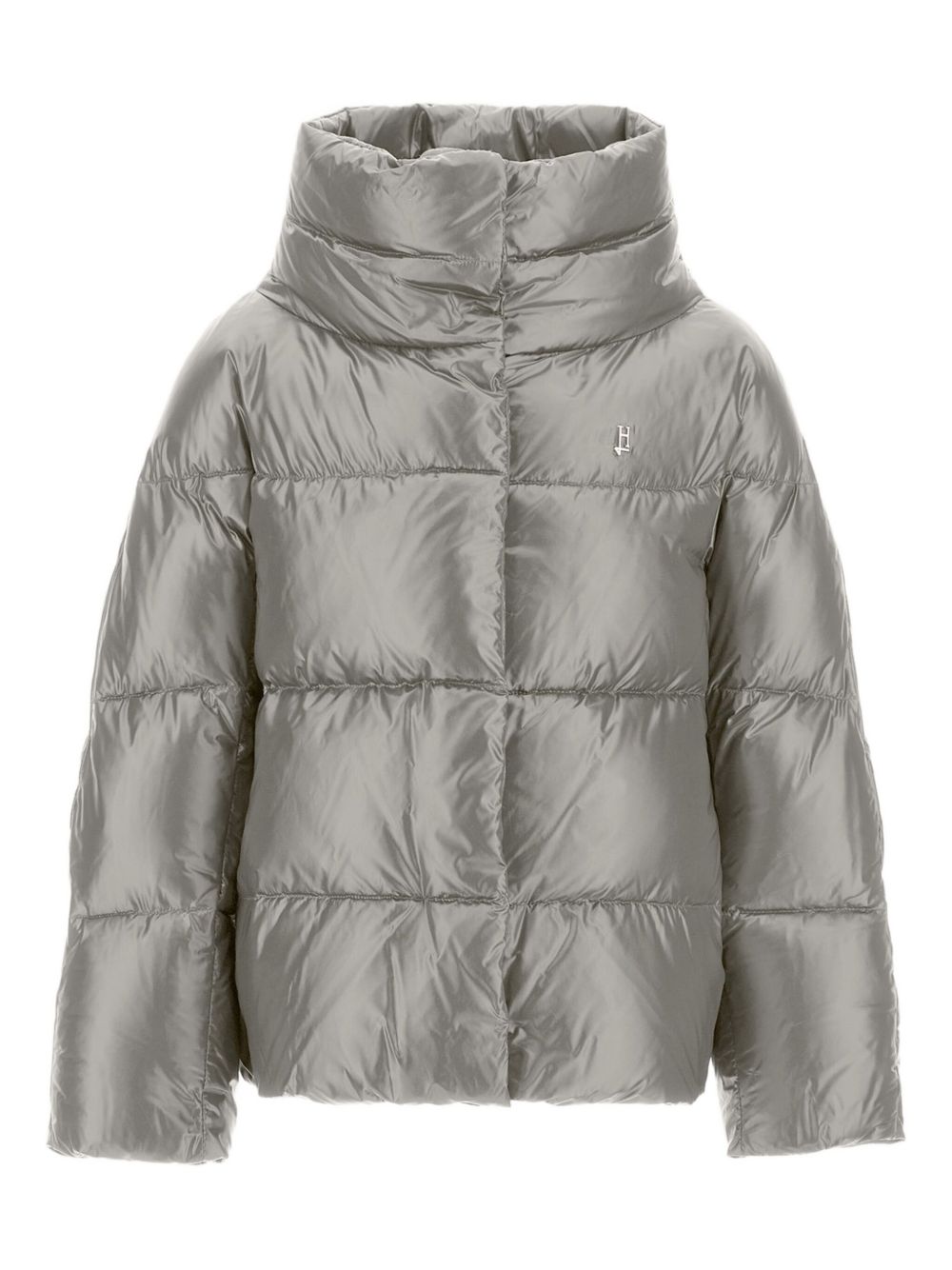 Giubbino per bambina Herno Kids grigio con design trapuntato PI000189G12017Z 9406 HERNO KIDS 