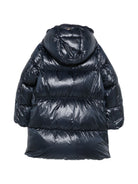 Cappotto per bambina Herno Kids blu con effetto glossy PI000195G12017Z 9200 HERNO KIDS 