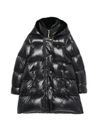 Giubbino per bambina Herno Kids nero collo alto e trapuntato PI000195G12017Z 9300 HERNO KIDS 