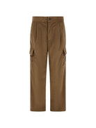 Pantaloni per bambino Herno Kids marrone con trama a coste PT000005B12913 2159 HERNO KIDS 