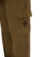 Pantaloni per bambino Herno Kids marrone con trama a coste PT000005B12913 2159 HERNO KIDS 