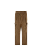 Pantaloni per bambino Herno Kids marrone con trama a coste PT000005B12913 2159 HERNO KIDS 