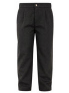 Pantaloni per bambino Herno Kids grigio scuro con motivo gessato PT000006B129355 9487 HERNO KIDS 