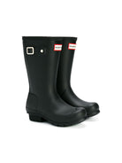 Stivali da piogga per bambini Hunter Kids neri con lunghezza al polpaccio HFRJ0017252 BLK HUNTER KIDS 