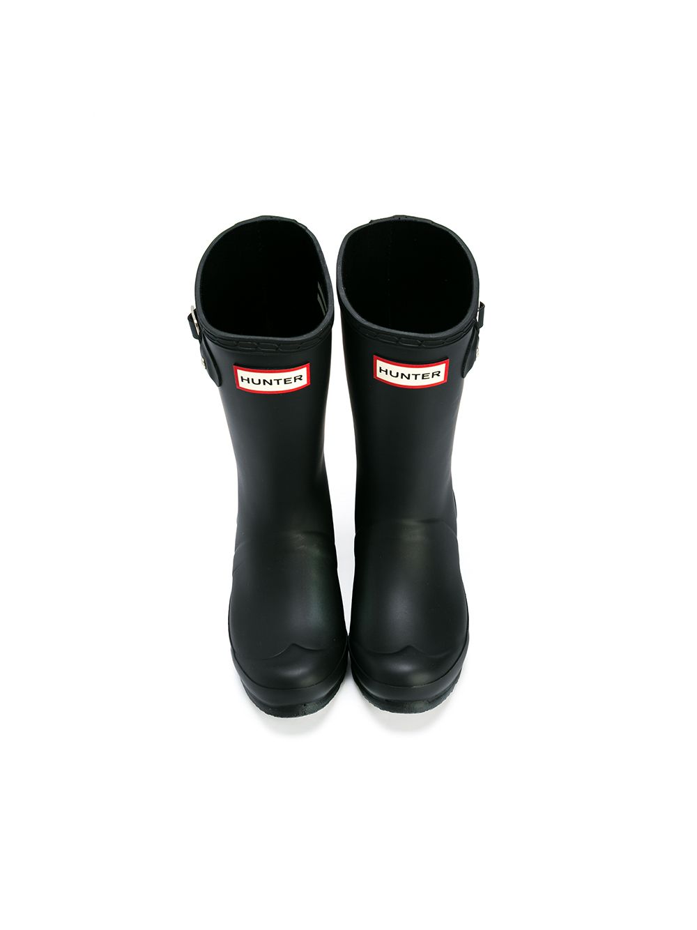 Stivali da piogga per bambini Hunter Kids neri con lunghezza al polpaccio HFRJ0017252 BLK HUNTER KIDS 