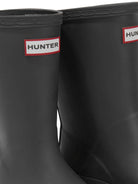 Stivali da pioggia per bambini Hunter Kids neri con logo applicato sul davanti HFRK0032252 BLK HUNTER KIDS 