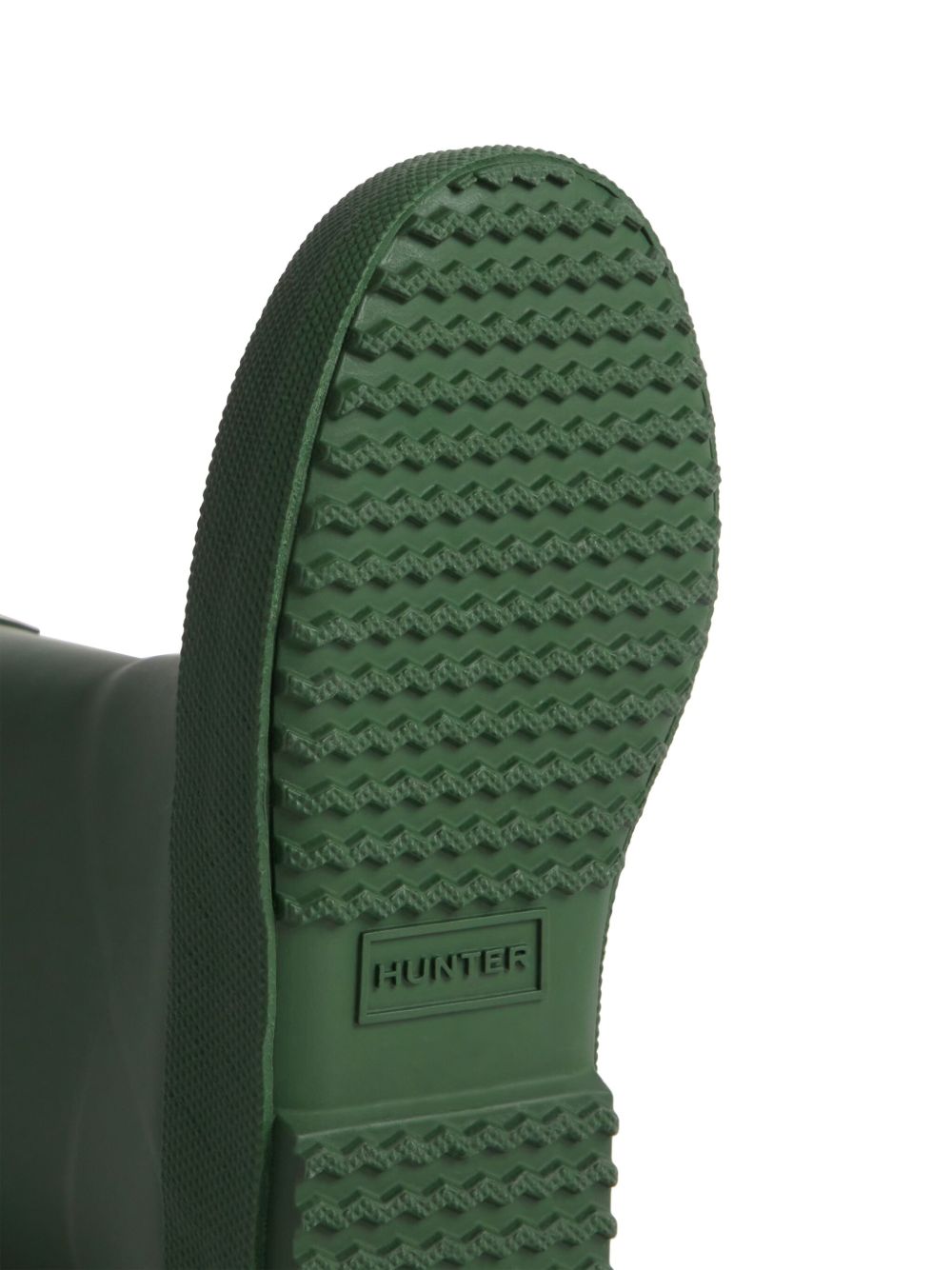Stivali da pioggia per bambini Hunter Kids verde con patch logo sul davanti HFRK0032252 HGR HUNTER KIDS 