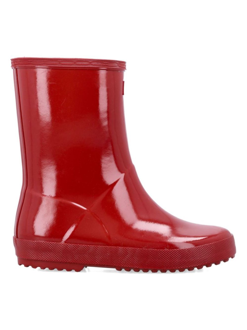 Stivali da pioggia per bambini Hunter Kids rossi con finitura lucida HFRK0036252 MLR HUNTER KIDS 