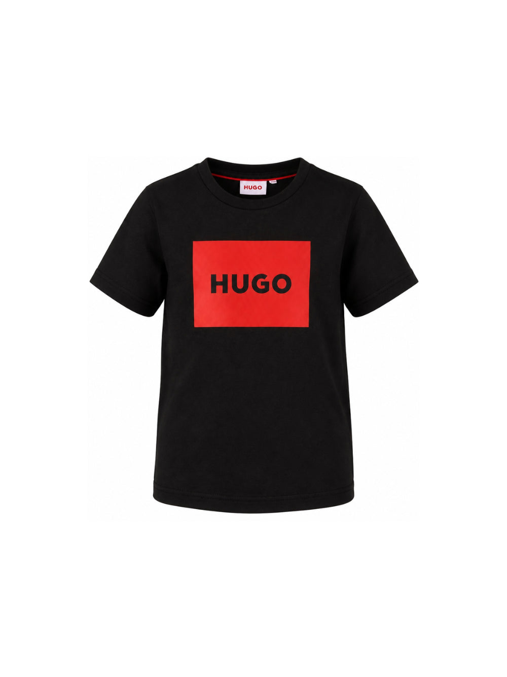 T-shirt per bambino Hugo Kids nera con dettaglio logo G00572 09B Hugo KIDS 