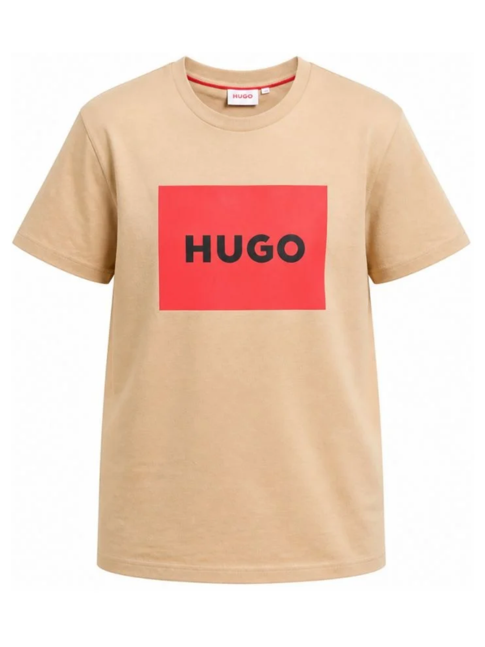 T-shirt per bambino Hugo Kids beige con stampa grafica del logo G00572 23B Hugo KIDS 