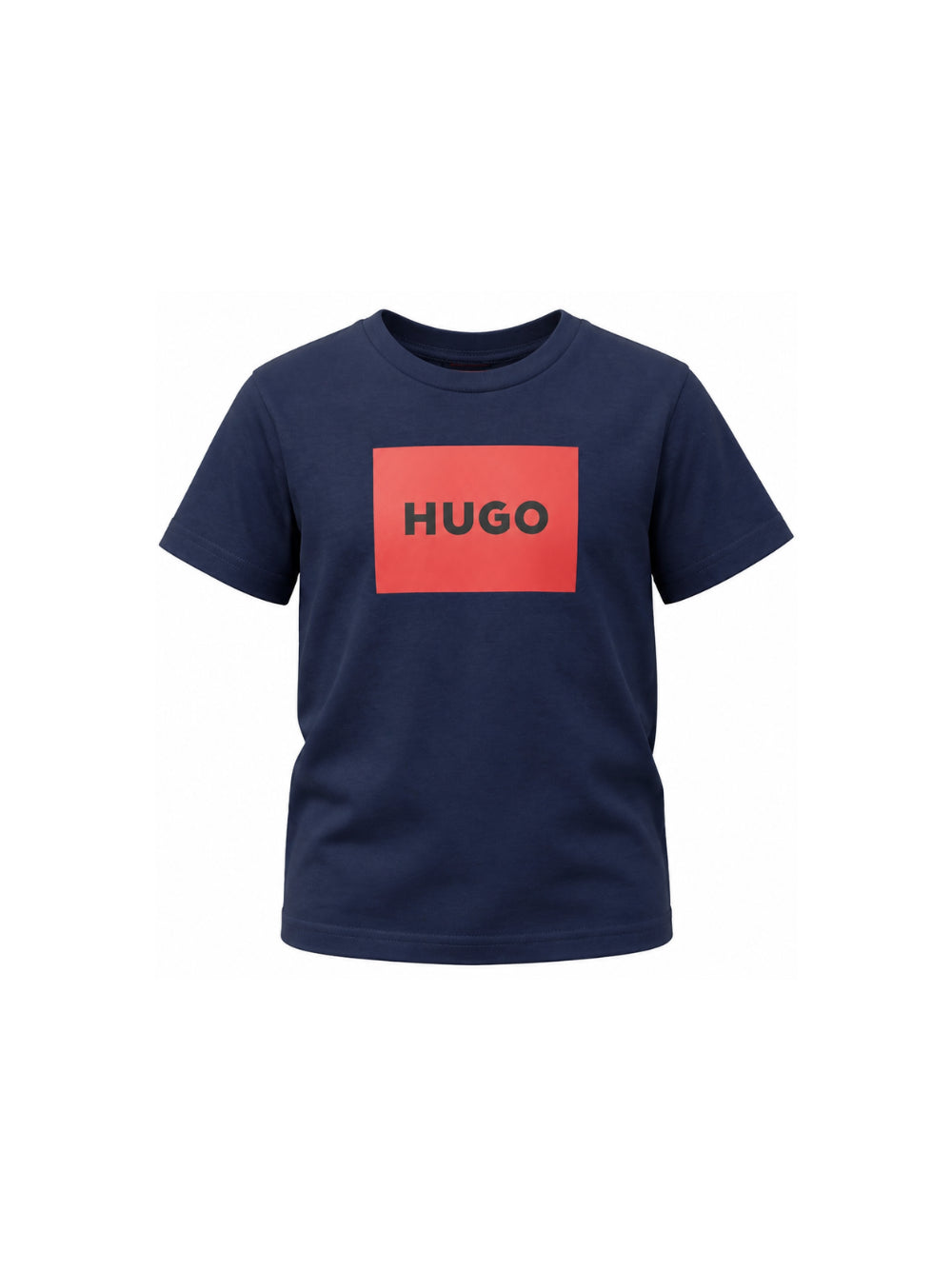 T-shirt per bambino Hugo Kids blu con logo sul davanti G00572 85C Hugo KIDS 