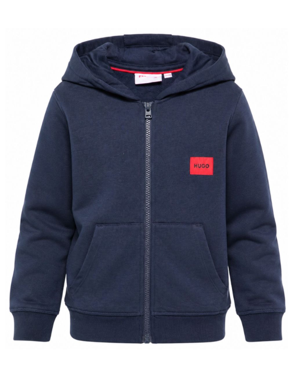 Felpa per bambino Hugo Kids blu con logo sul davanti G01181 85C Hugo KIDS 
