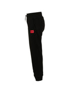 Pantaloni sportivi per bambino Hugo Kids neri con logo sul davanti G01182 09B Hugo KIDS 