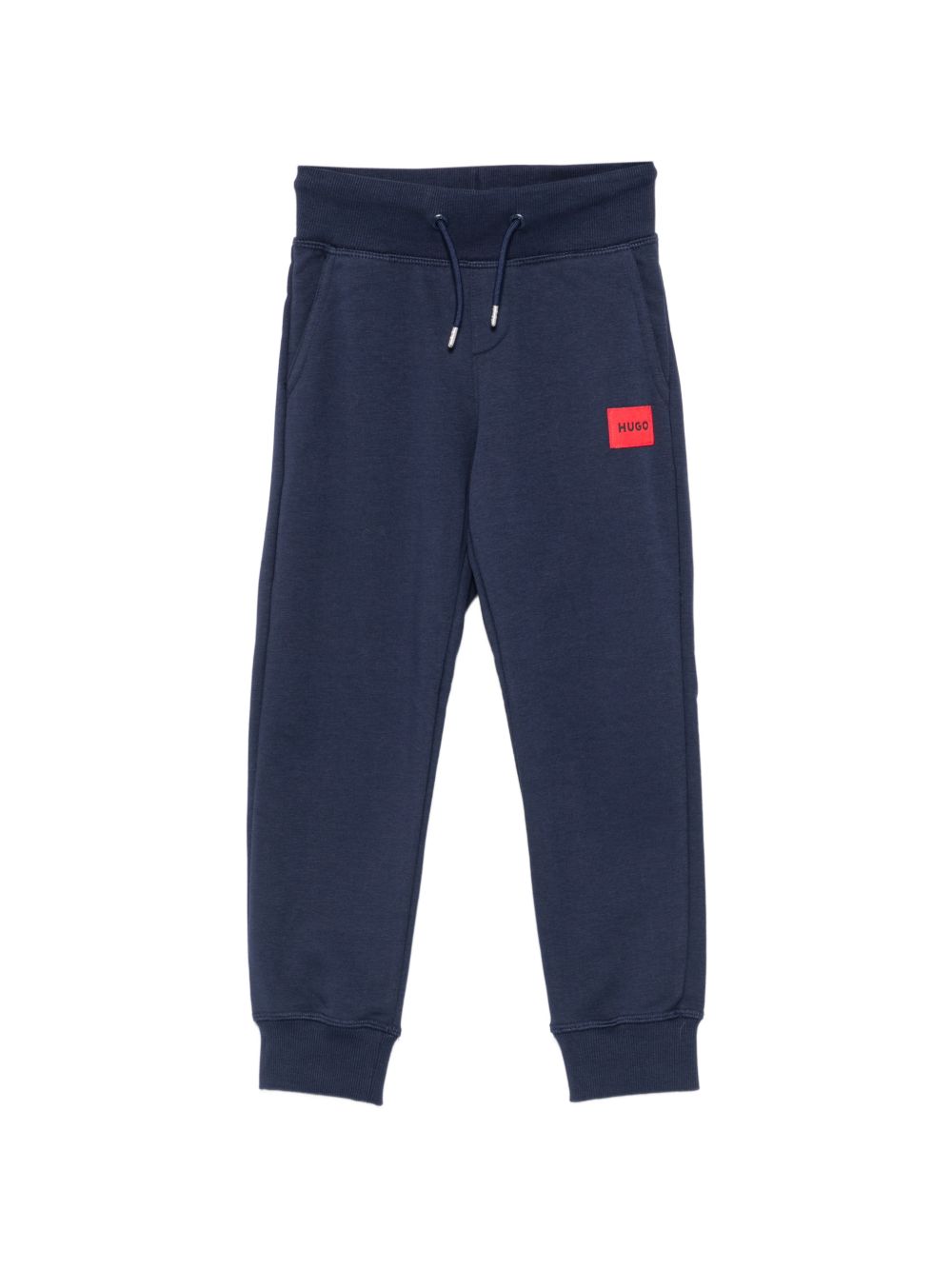 Pantaloni sportivi per bambino Hugo Kids blu con logo frontale G01182 85C Hugo KIDS 