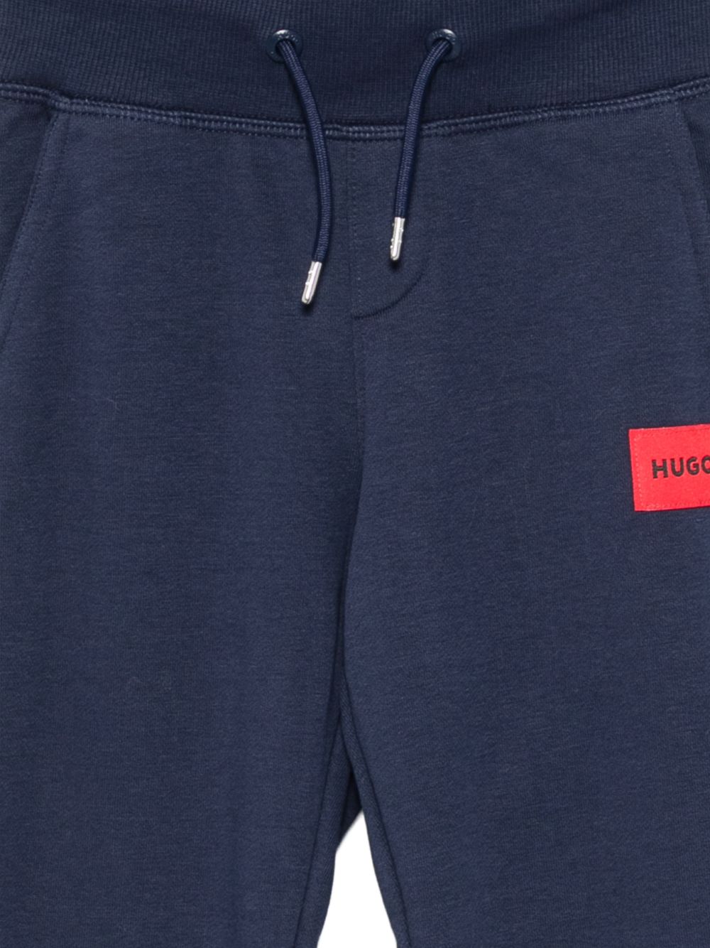 Pantaloni sportivi per bambino Hugo Kids blu con logo frontale G01182 85C Hugo KIDS 