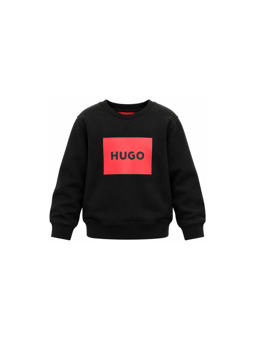 Felpa per bambino Hugo Kids nera con dettaglio logo G01184 09B Hugo KIDS 