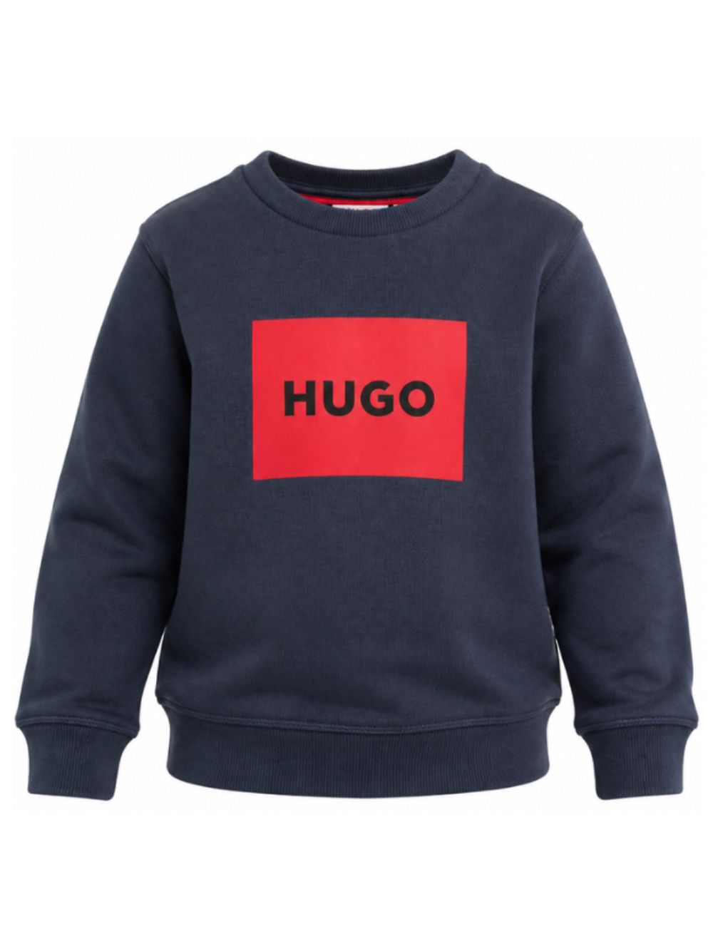 Felpa per bambino Hugo Kids blu con stampa logo G01184 85C Hugo KIDS 