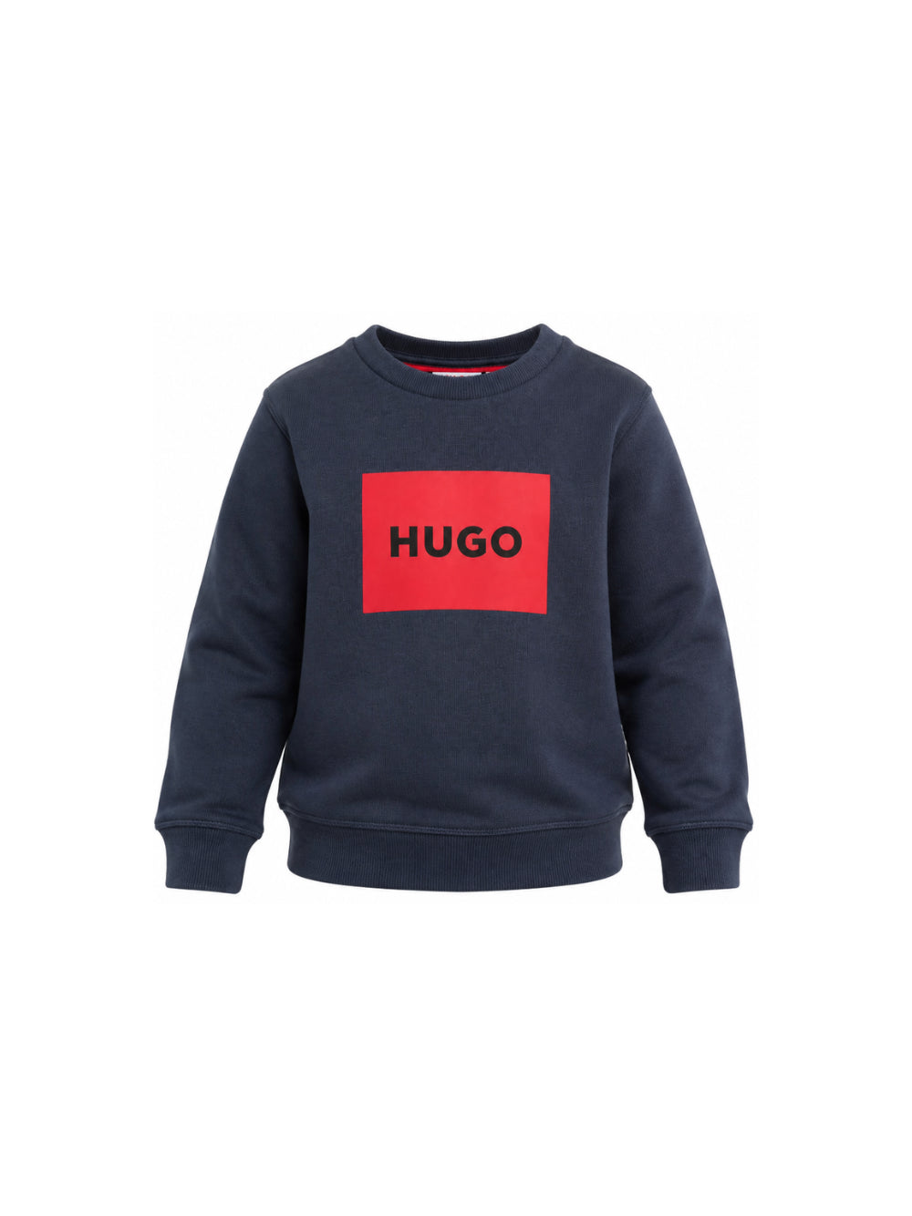 Felpa per bambino Hugo Kids blu con stampa logo G01184 85C Hugo KIDS 
