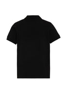 T-shirt per bambino Hugo Kids nera con colletto stile polo G01186 09B Hugo KIDS 