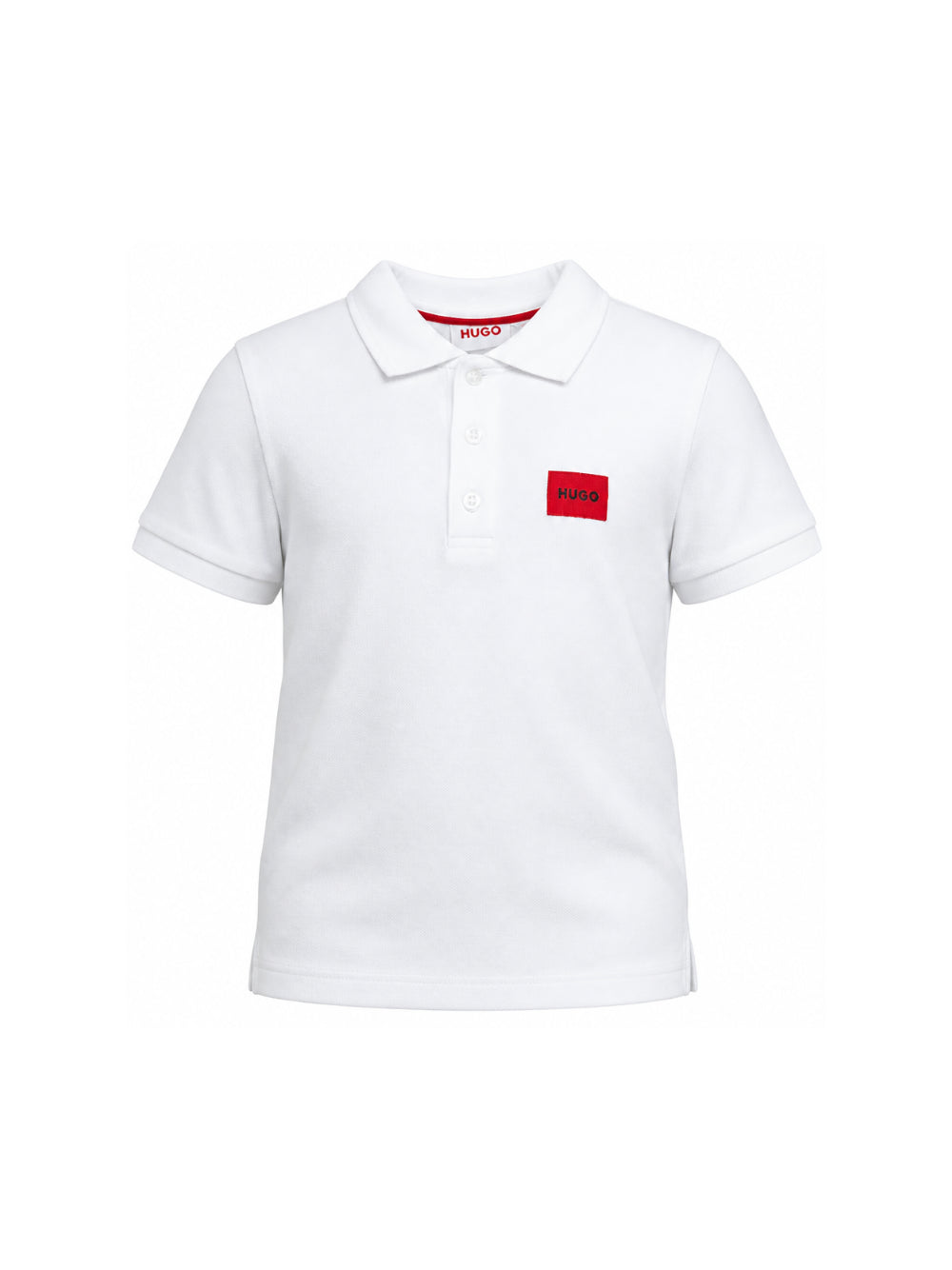 Polo per bambino Hugo Kids bianca con logo sul davanti G01186 10P Hugo KIDS 