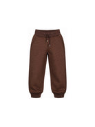 Pantaloni sportivi per bambino Hugo Kids marroni con motivo monogramma all-over G01210 33G Hugo KIDS 