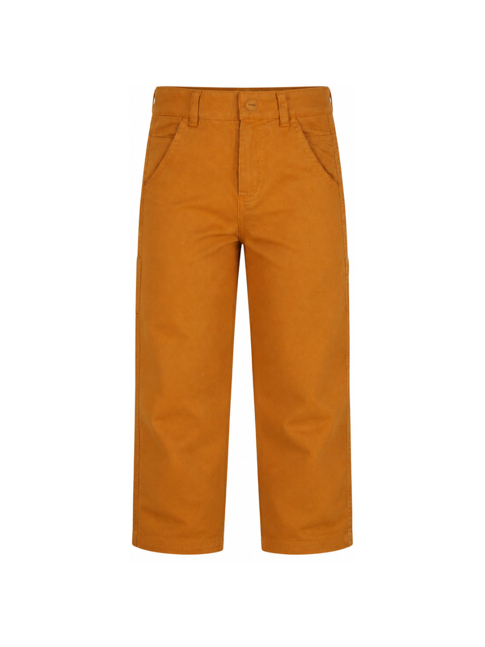 Pantaloni per bambino Hugo Kids arancioni con applicazione posteriore con logo G01223 30B Hugo KIDS 