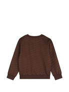Felpa per bambino Hugo Kids marrone con motivo con monogramma G01229 33G Hugo KIDS 