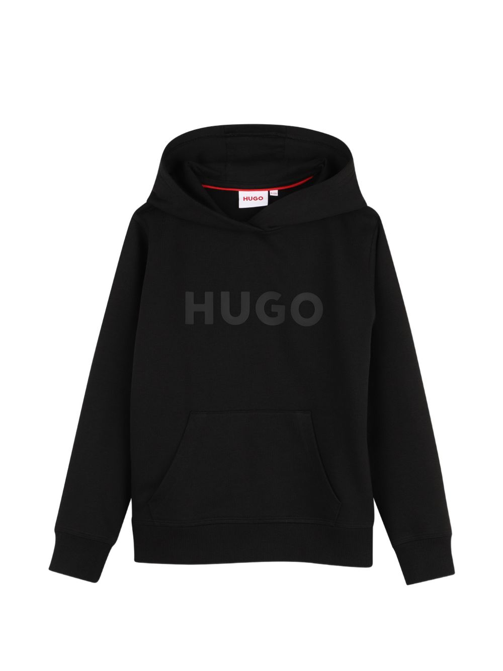 Felpa per bambino Hugo Kids nera con logo sul davanti G01231 09B Hugo KIDS 