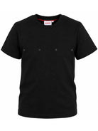 T-shirt per bambino Hugo Kids nera con logo sul davanti G01241 09B Hugo KIDS 