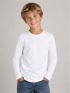 T-shirt per bambino Hugo Kids bianca con logo G01243 10P Hugo KIDS 