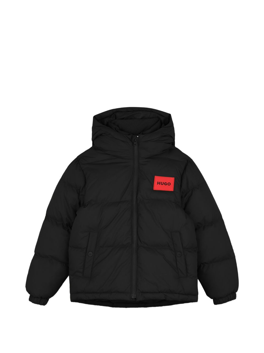 Piumino per bambino Hugo Kids nero con finitura imbottita G01254 09B Hugo KIDS 