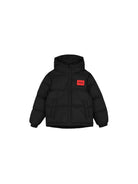 Piumino per bambino Hugo Kids nero con finitura imbottita G01254 09B Hugo KIDS 