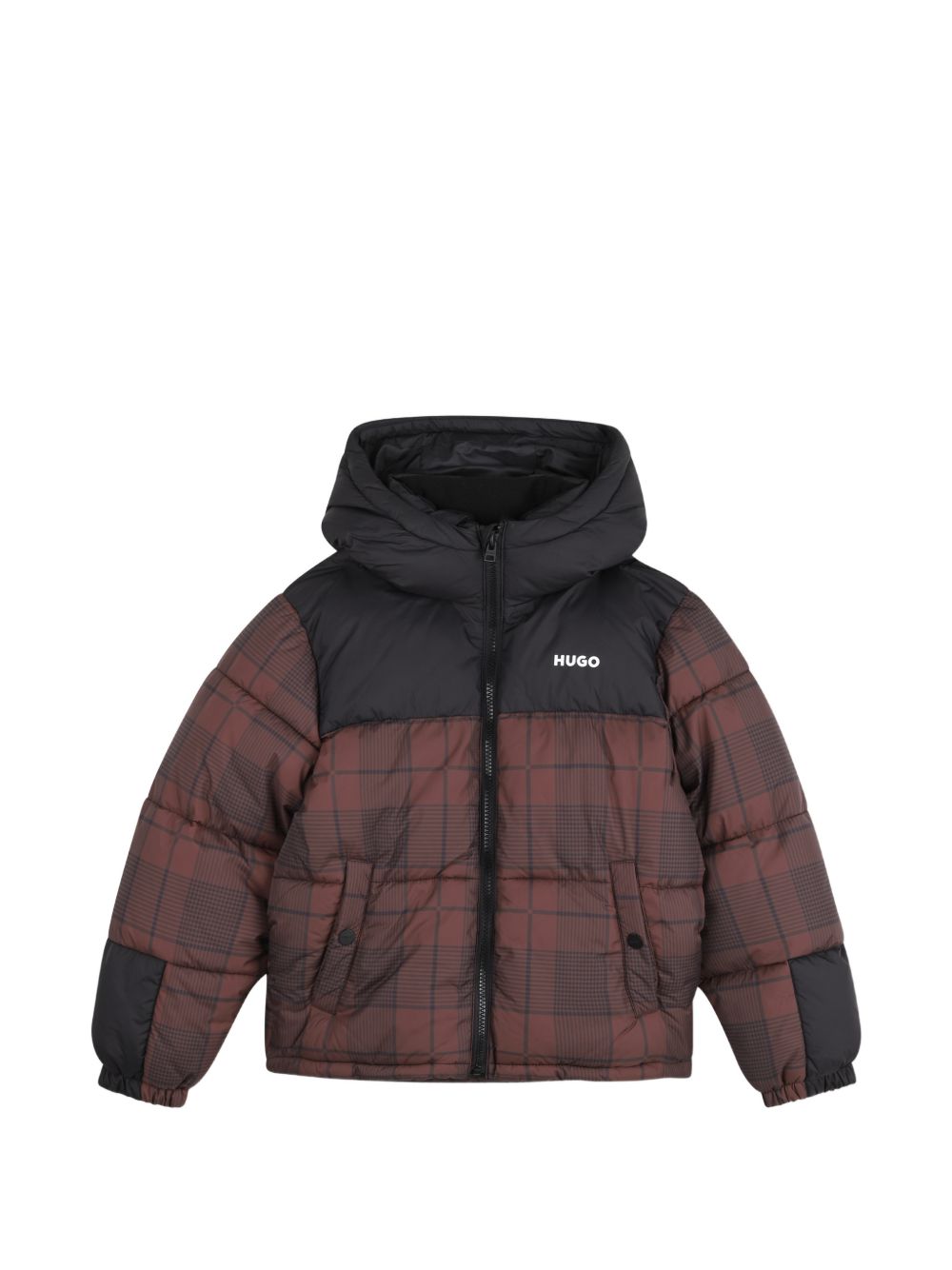 Giubbino per bambino Hugo Kids multicolore con design a quadri G01257 33G Hugo KIDS 