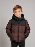 Giubbino per bambino Hugo Kids multicolore con design a quadri G01257 33G Hugo KIDS 