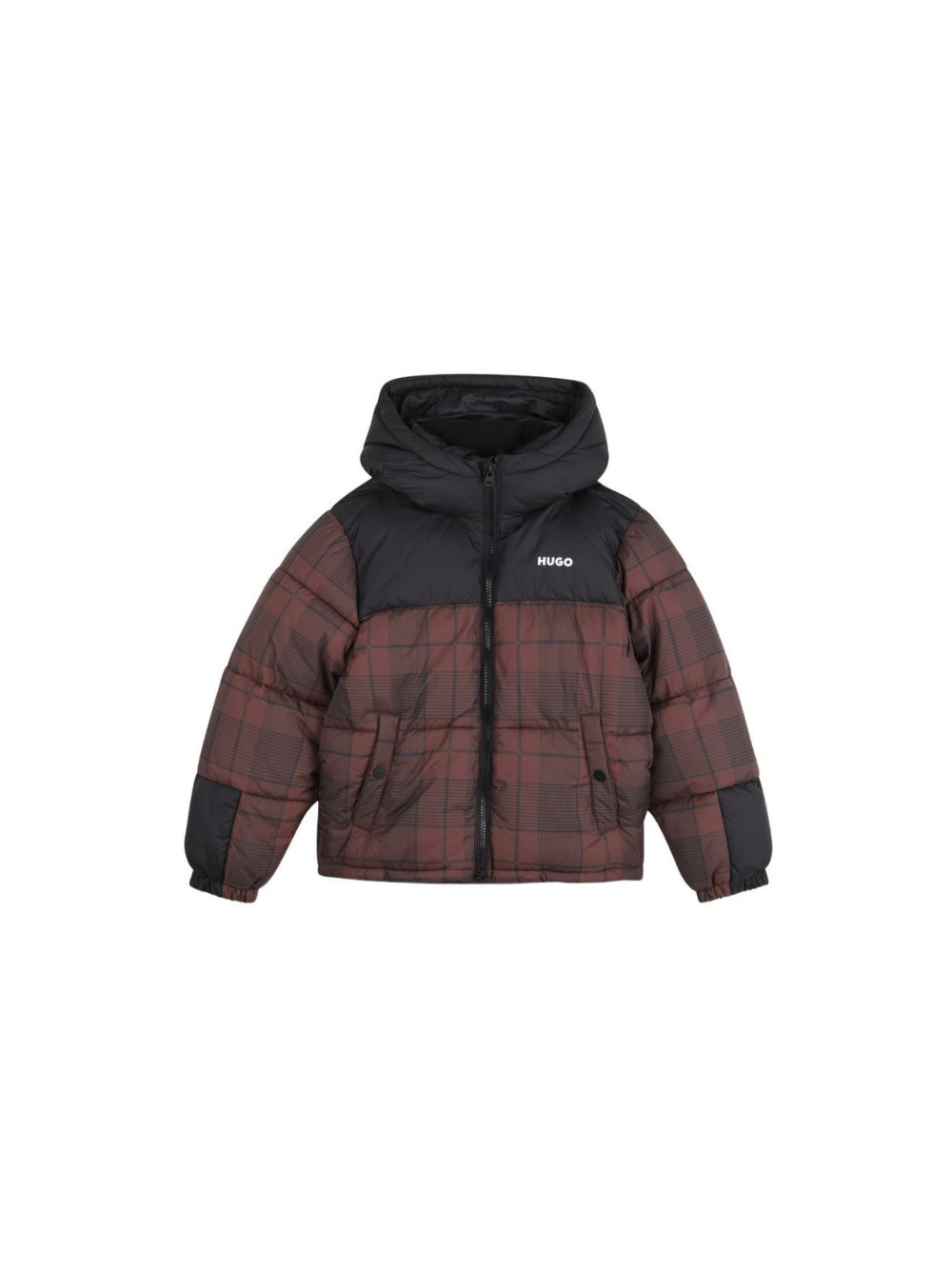 Giubbino per bambino Hugo Kids multicolore con design a quadri G01257 33G Hugo KIDS 