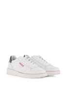 Sneakers per bambino Hugo Kids bianche con logo laterale G01291 10P Hugo KIDS 