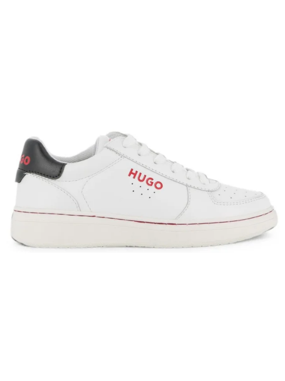 Sneakers per bambino Hugo Kids bianche con logo laterale G01291 10P Hugo KIDS 