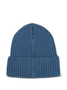 Berretto per bambino Hugo Kids blu a coste con applicazione G01314 836 Hugo KIDS 