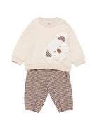 Completo per neonati Il Gufo Kids beige con motivo patch koala A26GDF0030W3043 132 IL GUFO KIDS 