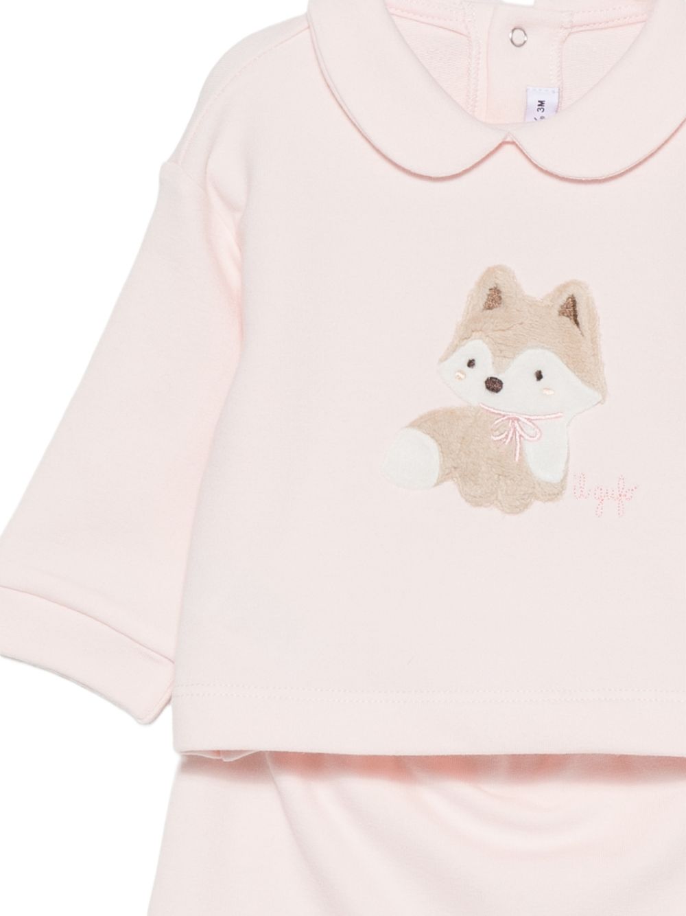 Pigiama per neonata Il Gufo Kids rosa con colletto Peter Pan A26GDF0036M0100 303 IL GUFO KIDS 