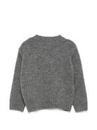 Maglione per neonata Il Gufo Kids grigio con ricamo fiocco di neve A26GMA0006EM220 085 IL GUFO KIDS 