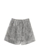 Shorts per bambina Il Gufo Kids grigio con motivo glitter A26GPB0001V0015 074 IL GUFO KIDS 