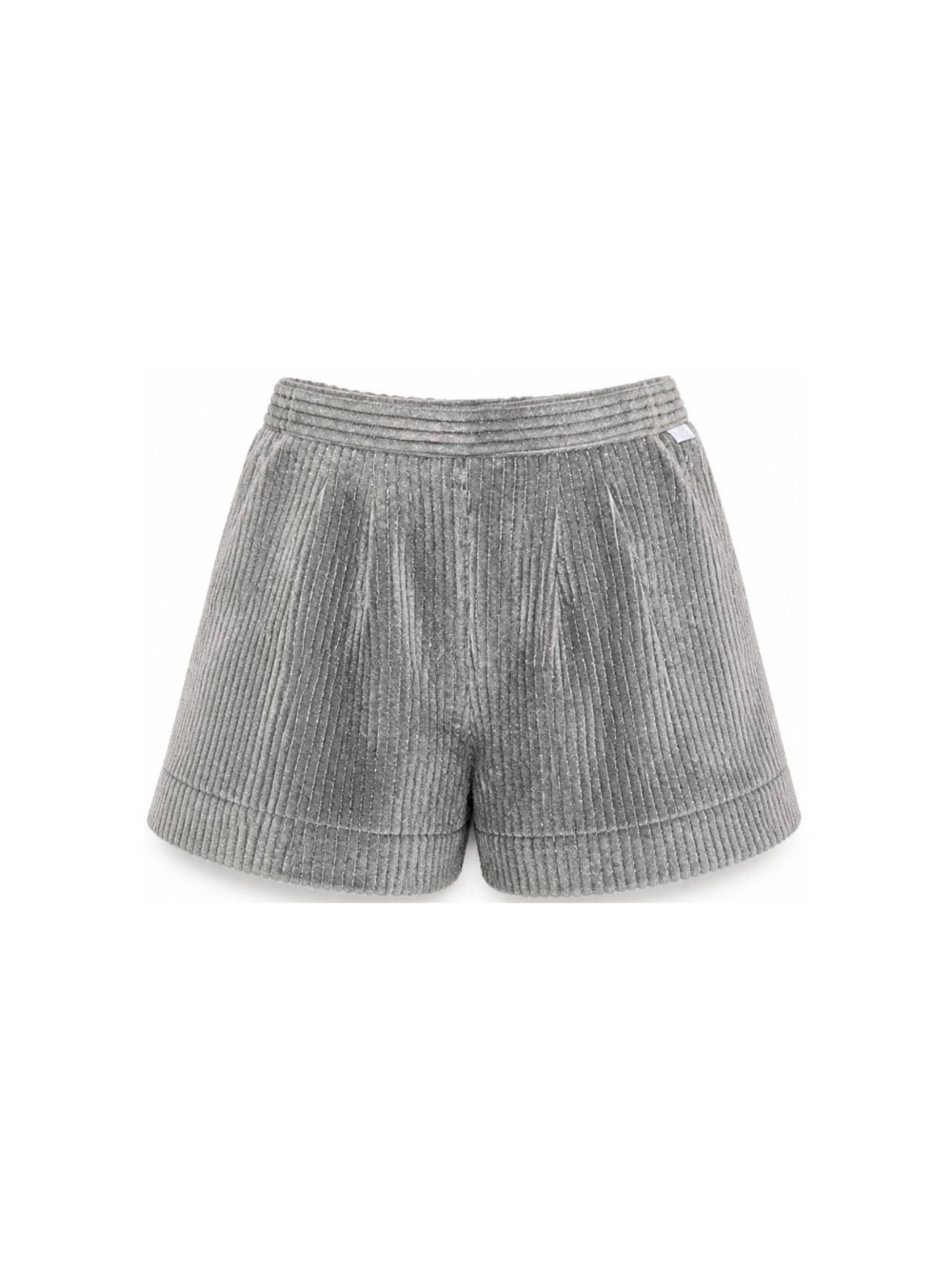 Shorts per bambina Il Gufo Kids grigio con motivo glitter A26GPB0001V0015 074 IL GUFO KIDS 