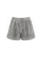 Shorts per bambina Il Gufo Kids grigio con motivo glitter A26GPB0001V0015 074 IL GUFO KIDS 