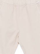 Pantaloni per neonato Il Gufo Kids beige in tessuto twill A26GPL0010C6072 112 IL GUFO KIDS 