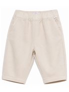 Pantaloni per neonato Il Gufo Kids beige in tessuto twill A26GPL0010C6072 112 IL GUFO KIDS 